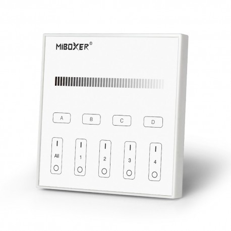 Télécommande murale DALI dimmer 4 zones - MiBoxer DP1S