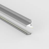 ZARCHIVE Profilé aluminium étagères en verre 6 mm pour ruban LED - V01 - CRAFT