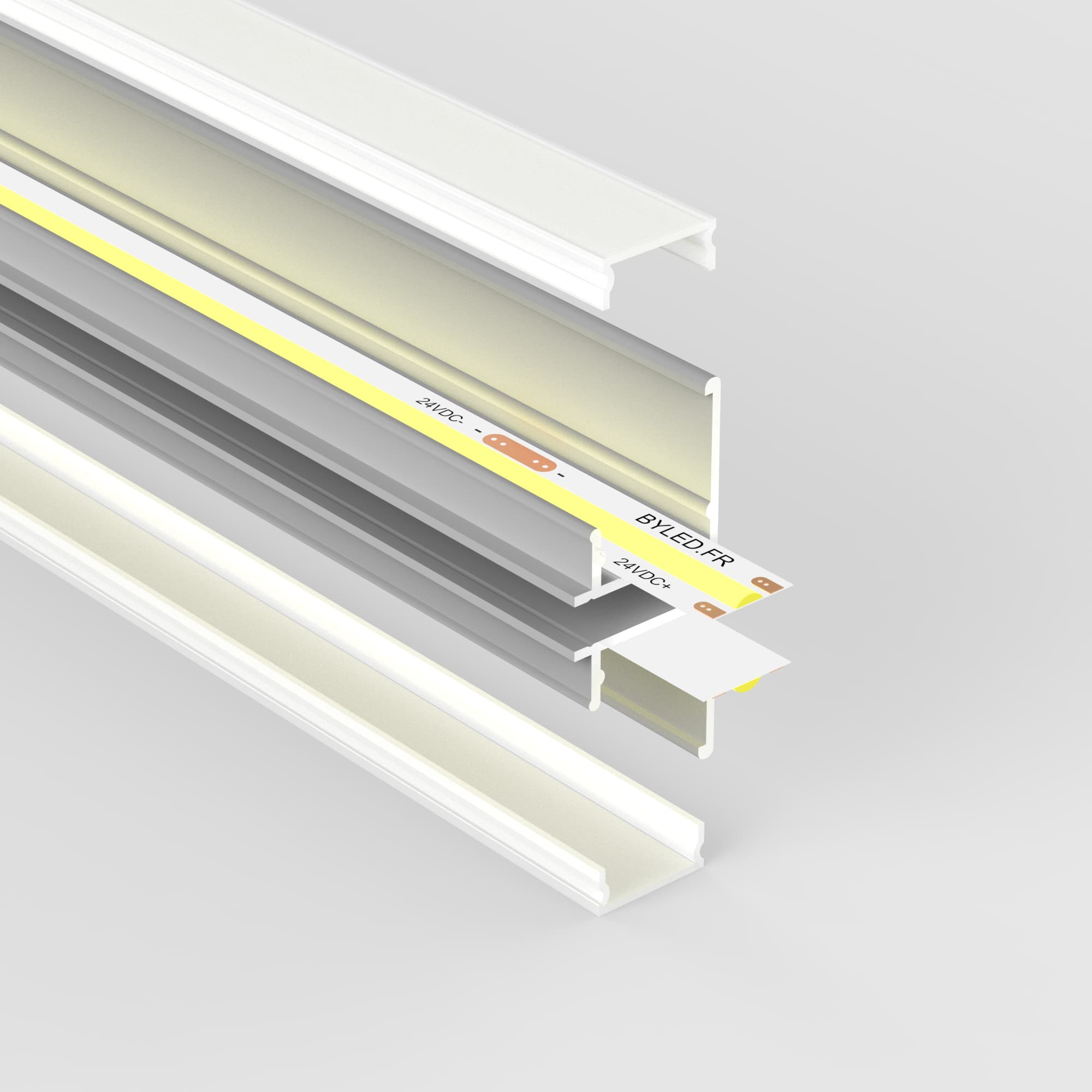 KIT profilé LED pour la création de cadre et contours lumineux