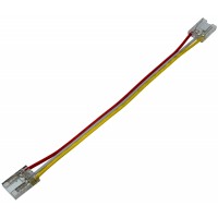 Jonction câblée pour ruban LED COB CCT IP20 10mm sans soudure "Clipx"