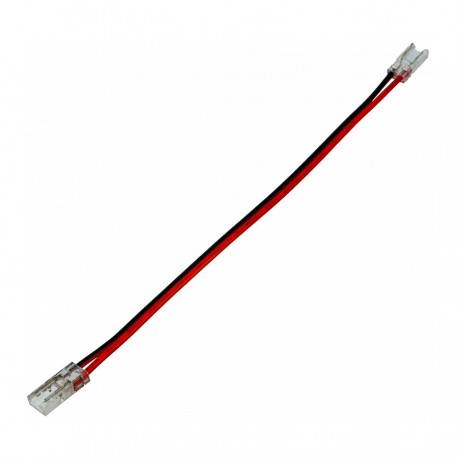 Jonction câblée pour ruban LED mono IP20 5mm sans soudure "Clipx"