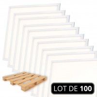 Lot de 100 dalles Panel 60x60 cm – 4000K – 230V – Backlite – High Lumen