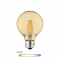 Pack de 20 ampoules LED E27 à filament - Ambrées – 6W - Dimmables - G80