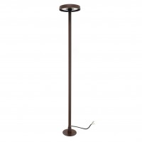 Borne LED extra fine d'extérieur à tête bombée - 23W - 200 cm - chocolat - Haalö