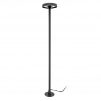 Borne LED extra fine d'extérieur à tête bombée - 23W - 200 cm - noir - Haalö