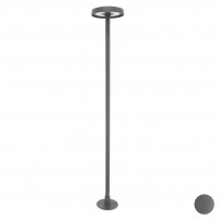 Borne LED extra fine d'extérieur à tête bombée - 23W - 200 cm - anthracite - Haalö