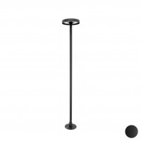 Borne LED extra fine d'extérieur à tête bombée - 7W - 100 cm - noir - Haalö