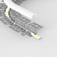 Profilé flexible et encastrable à enduire pour ruban LED jusqu'à 13 mm - Z02