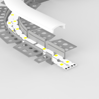 Profilé large flexible et encastrable à enduire pour ruban LED jusqu'à 16 mm - Z03