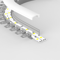 Profilé large flexible et encastrable large à enduire pour ruban LED jusqu'à 16 mm - Z06