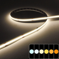 Ruban LED COB Haute efficacité à la coupe - 8W/m - 125 lm/W - Blanc - 320LED/m - IP20 - 24V