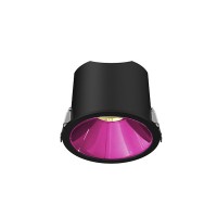 Spot LED encastré rond noir 10W, couleurs au choix - Miror