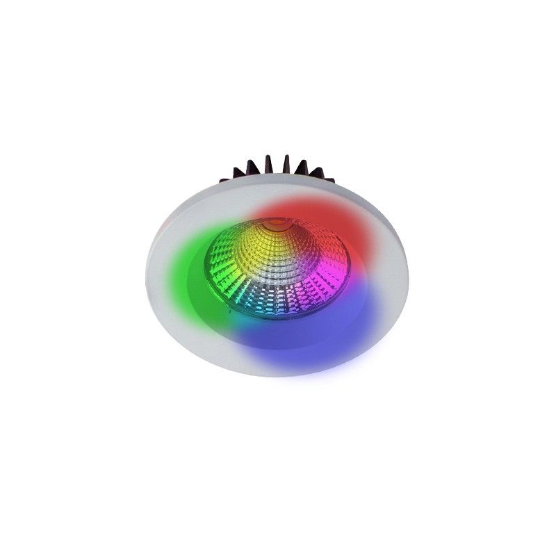 Spot LED Encastrable Couleur RGB ou Blanc Chaud (prix à l'unité