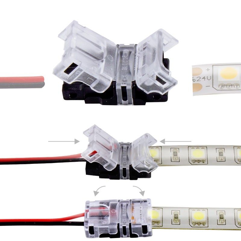 Câble d'entrée avec connecteur pour ruban LED néon - RETIF