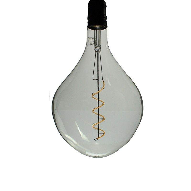 Ampoule LED filament spirale cabot blanc chaud - 2700K - 4W - E27