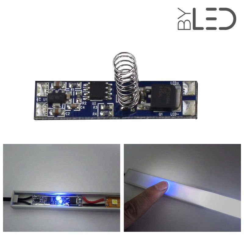 Interrupteur / variateur invisible pour ruban LED