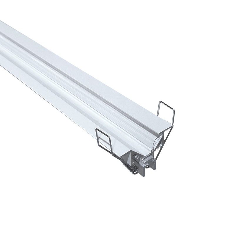 TRANSPARENT - Profile aluminium LED 200 cm EINBAU KL + Couvercle  transparent pour bande LED