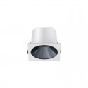 Spot LED encastré carré blanc réflecteur canon de fusil 10W - Miror