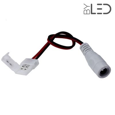 Connecteur ruban LED 8mm vers alimentation avec câble de 15cm | B·LED