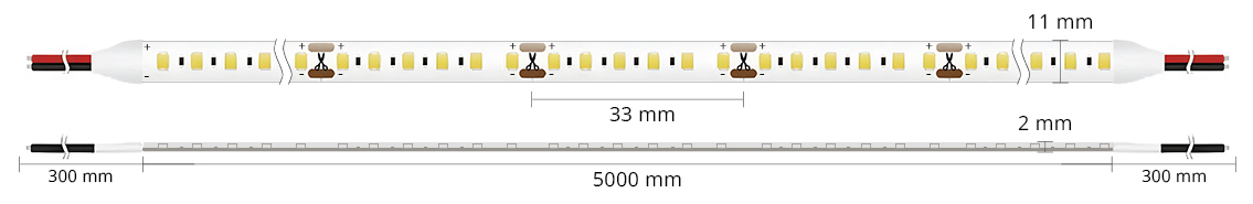 Ruban LED à lumière noire UV (ultraviolets) IP65 pour bar ou