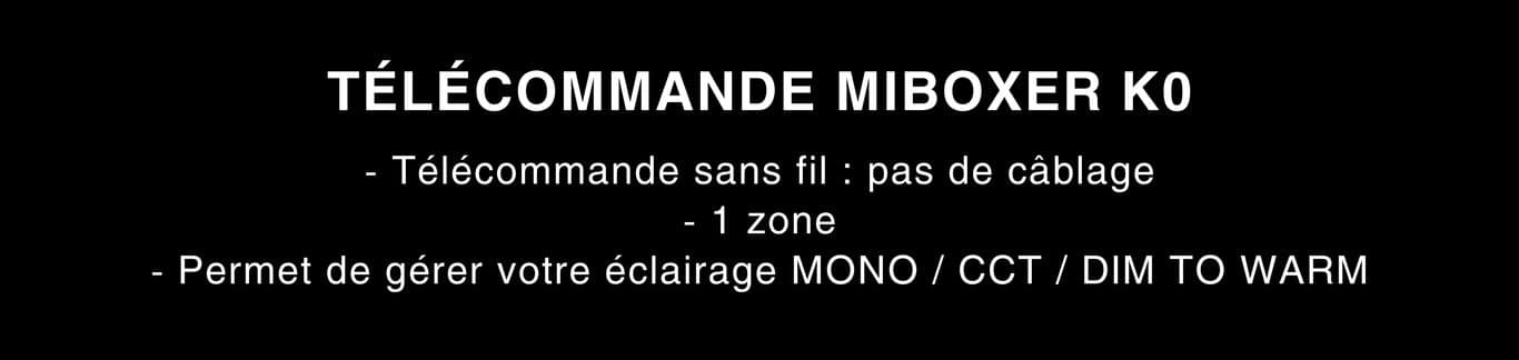 télécommande miboxer K0 infographie