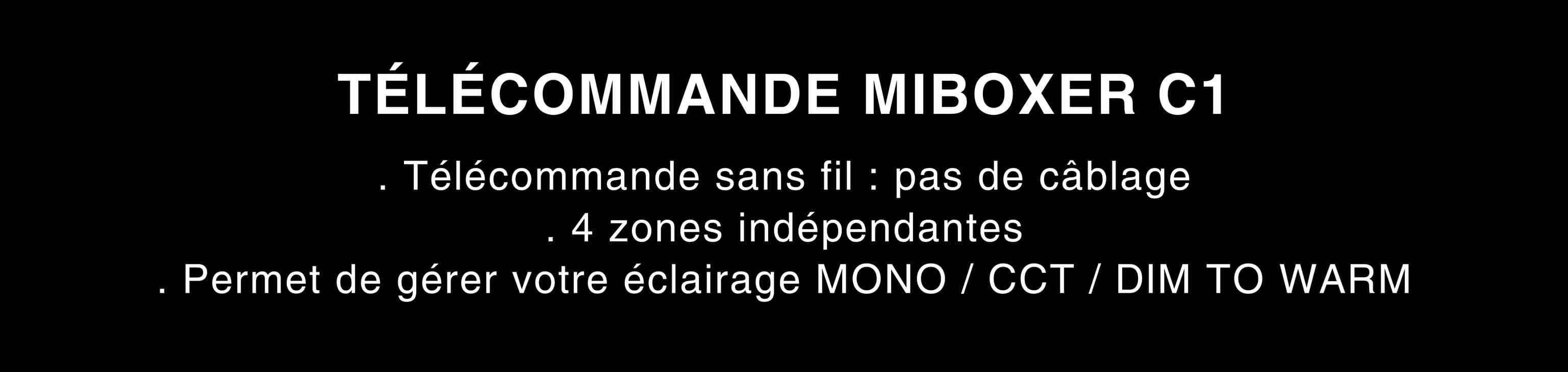 télécommande miboxer c1 infographie