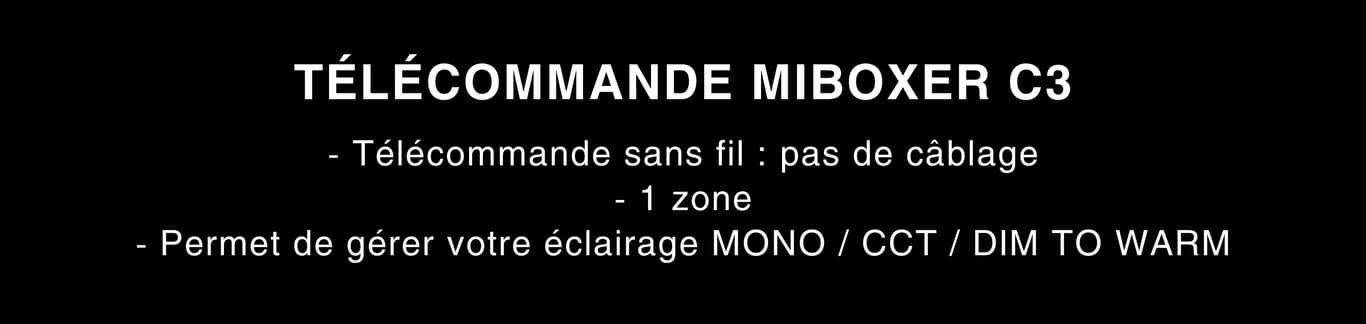 télécommande miboxer c3 infographie