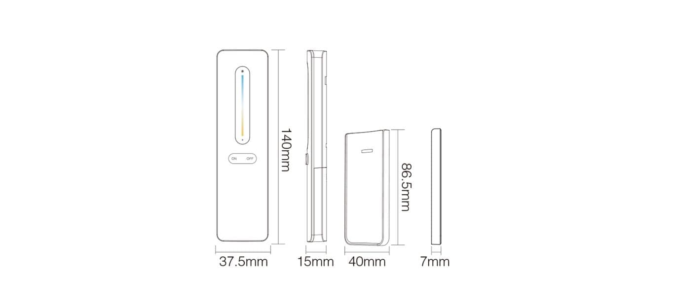 télécommande miboxer c3 infographie