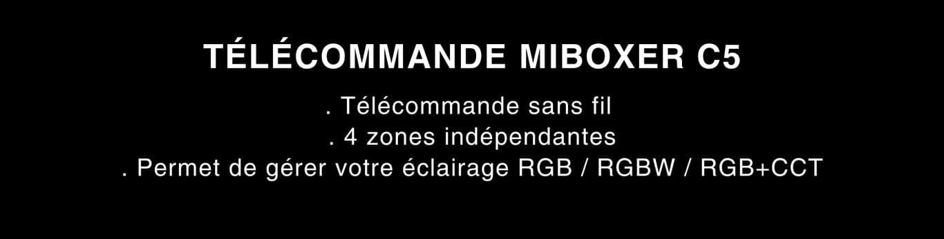 télécommande miboxer c5 infographie