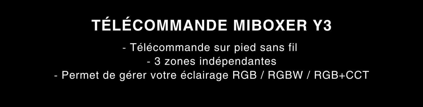 télécommande miboxer y3 infographie